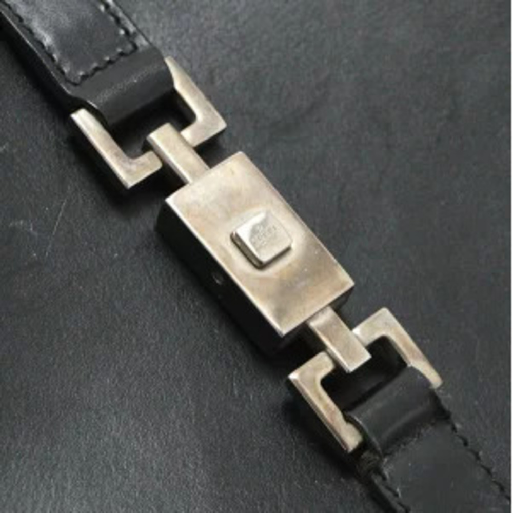 Gucci Jackie Handbag Leather Black - Picture 6 of 6